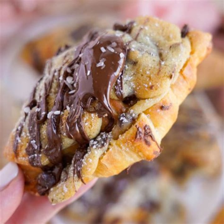 Indulge In The Decadence Of Chocolate Chip Cookie Croissant