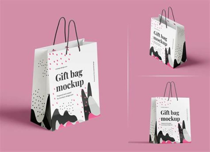 Stunning Gift Bag Mockup For Memorable Presentations