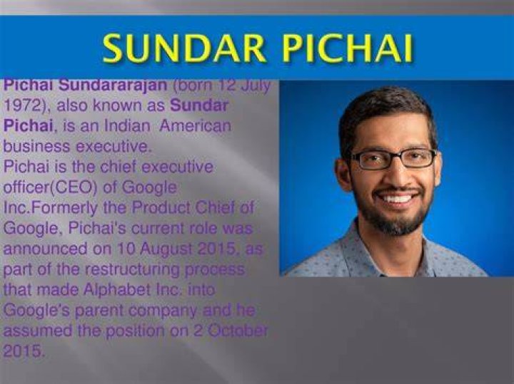 Sundararajan Pichai: The Visionary Behind Modern Technology